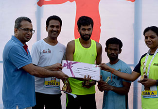 Health emergency team at Teenduruns Chennai Express 5K Marathon| Kauvery Hospital Chennai